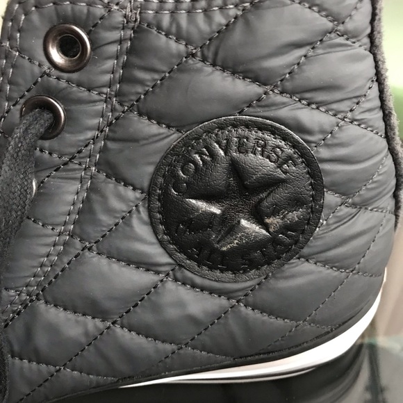 Fleece Lined Quilted Converse (9) - Picture 2 of 8